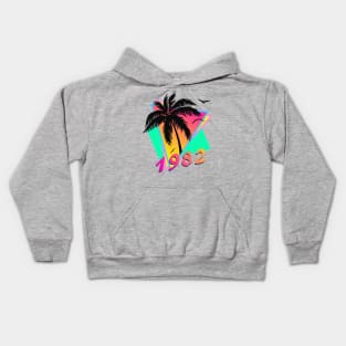 1982 Tropical Sunset Kids Hoodie